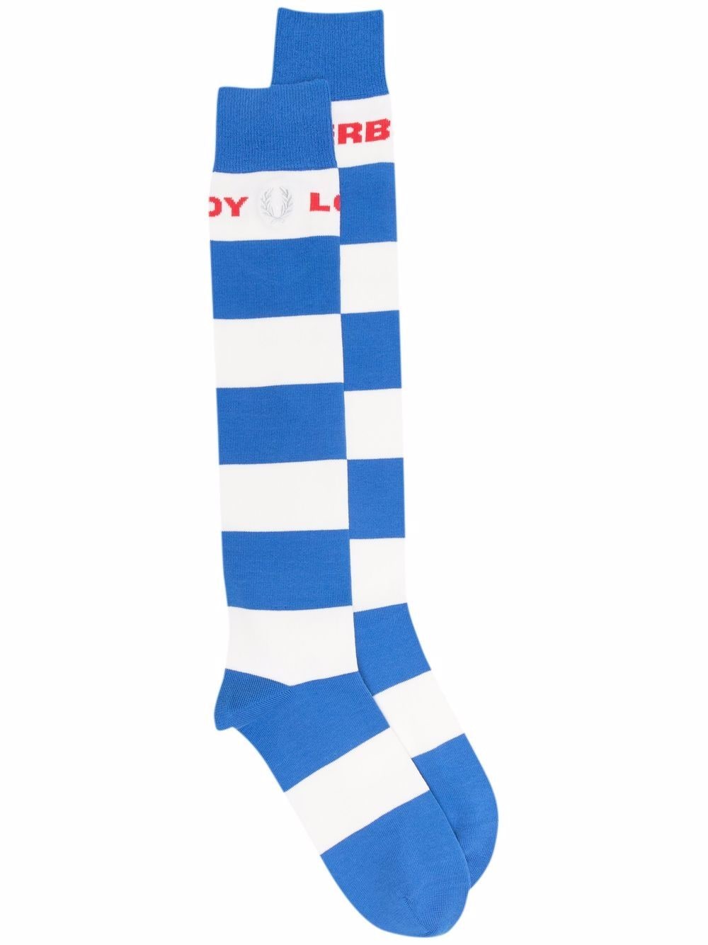 Fred Perry x Loverboy striped socks - White von Fred Perry
