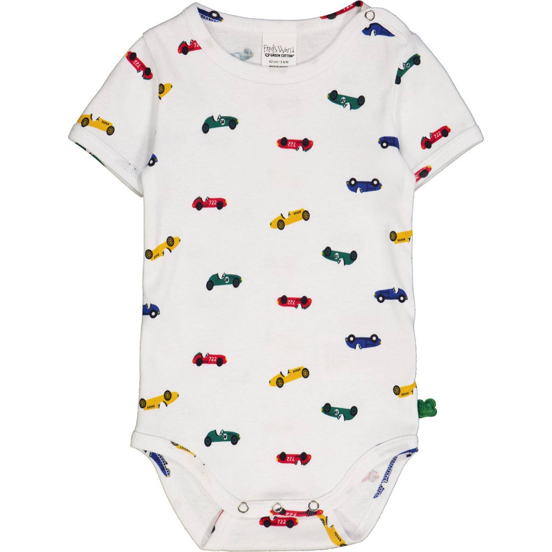 Kurzarmbody Unisex  62 von Fred`s World by Green Cotton