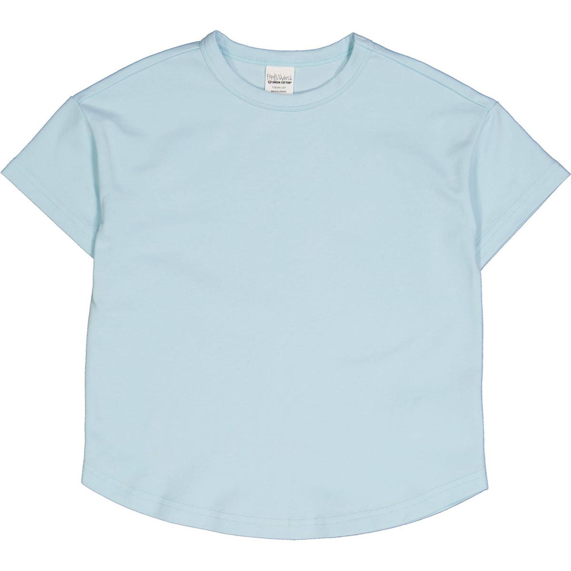 T-shirt Unisex Blau 116 von Fred`s World by Green Cotton