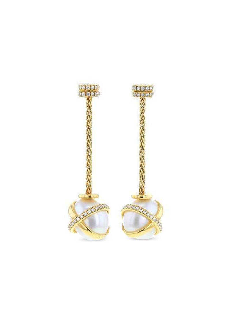 Fred 18kt yellow gold Baie des Anges earrings von Fred