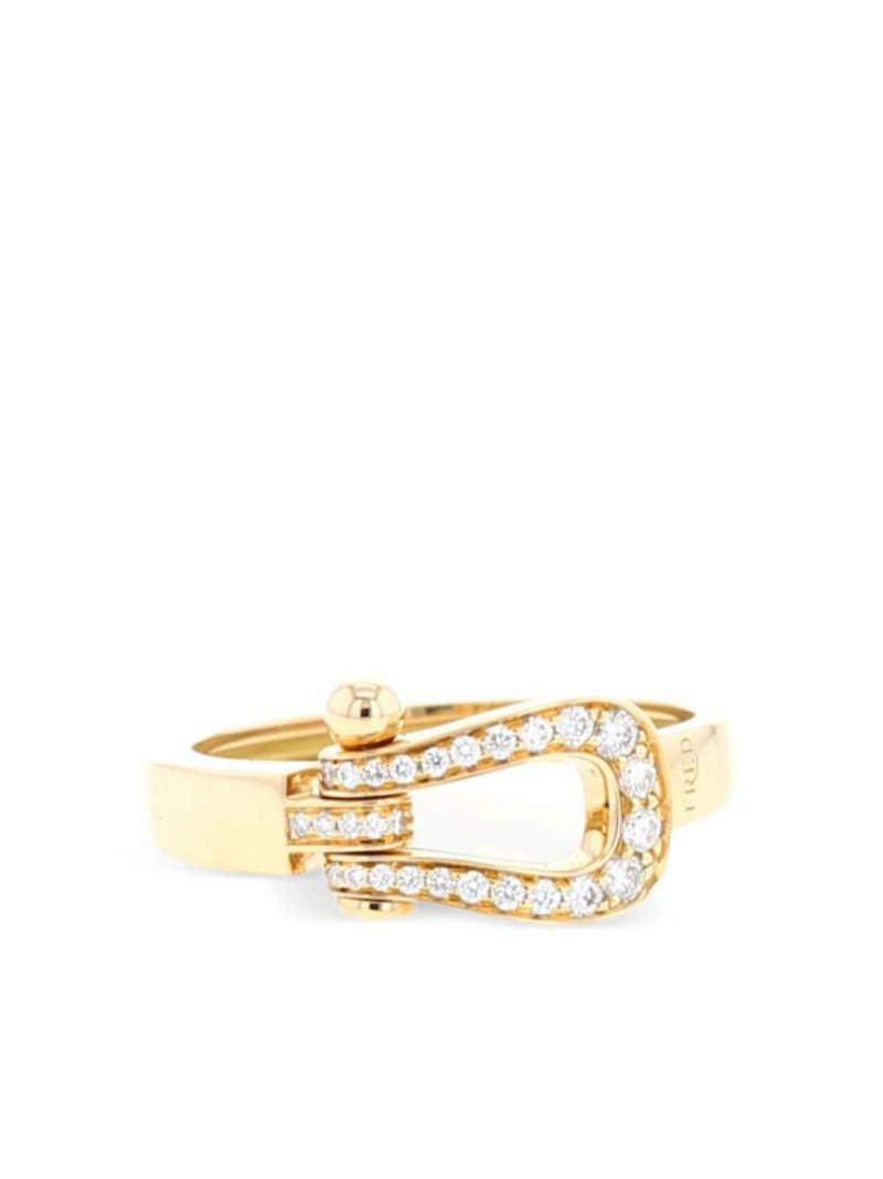 Fred 18kt yellow gold Force 10 ring von Fred