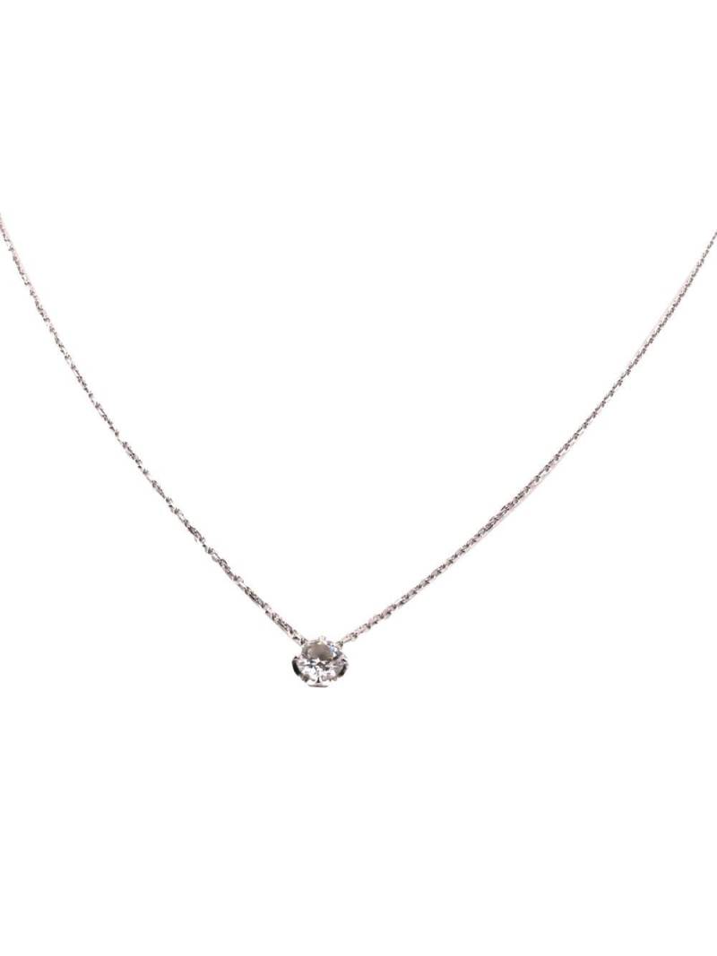 Fred pre-owned 18kt white gold Delphine diamond necklace - Silver von Fred