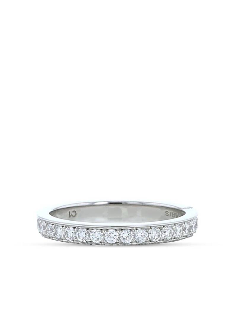 Fred pre-owned platinum wedding diamond ring - Silver von Fred