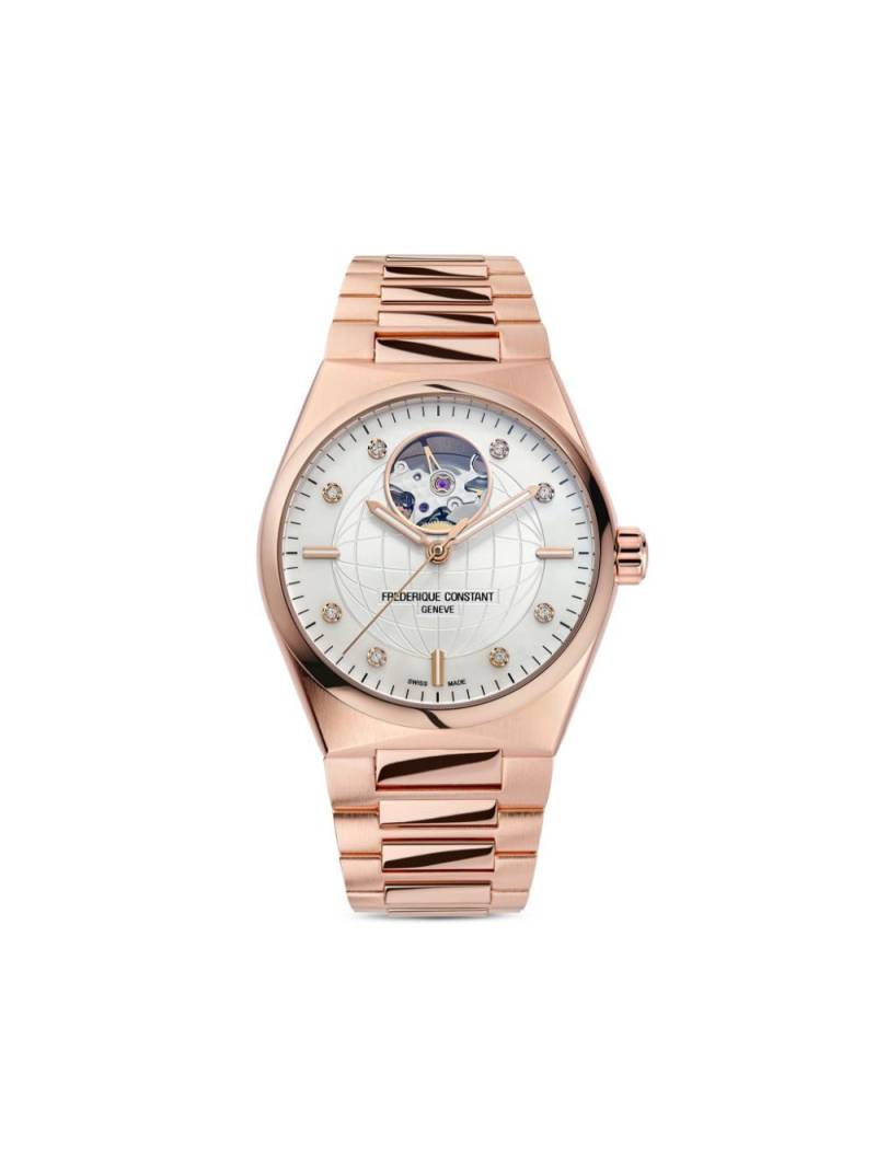 Frederique Constant Highlife Ladies Automatic Heart Beat 34mm - Silver von Frederique Constant