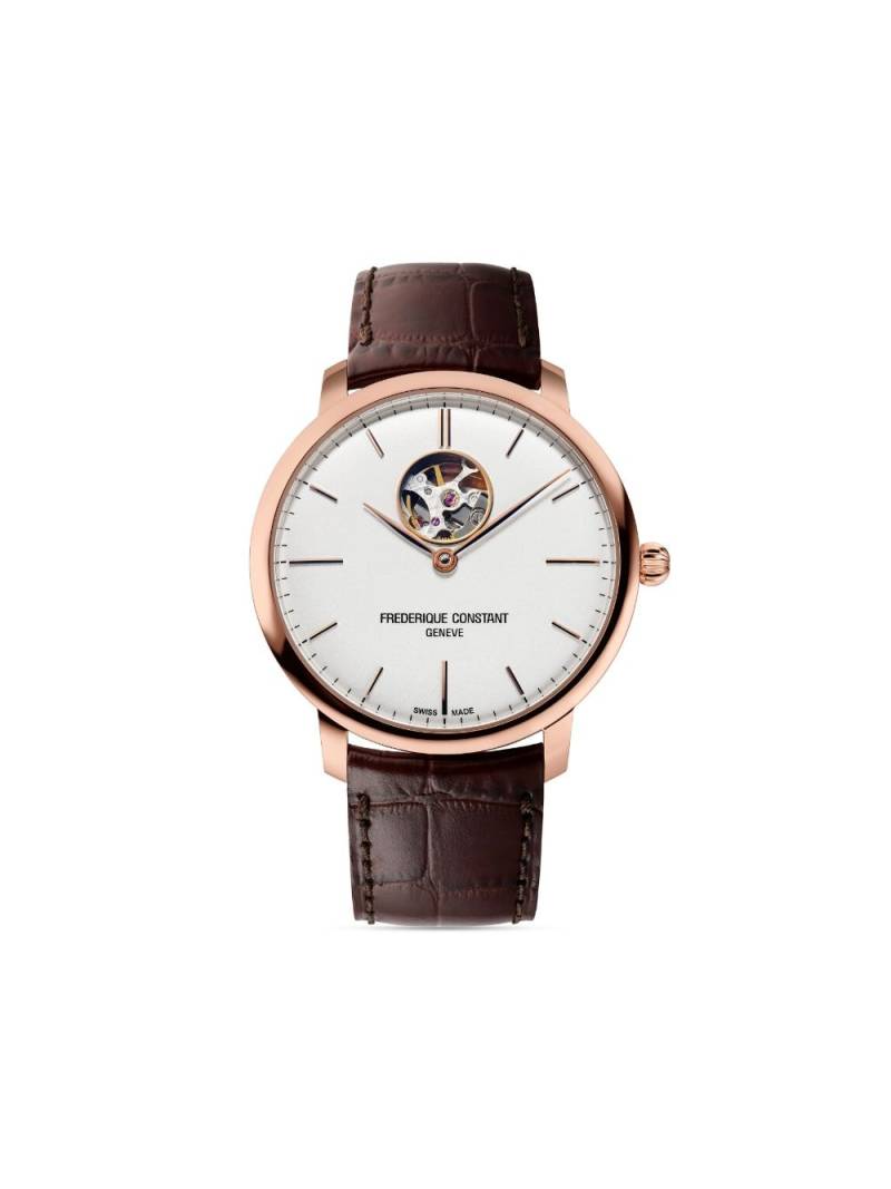 Frederique Constant Classics Slimline Heart Beat Automatic 40mm - Silver von Frederique Constant