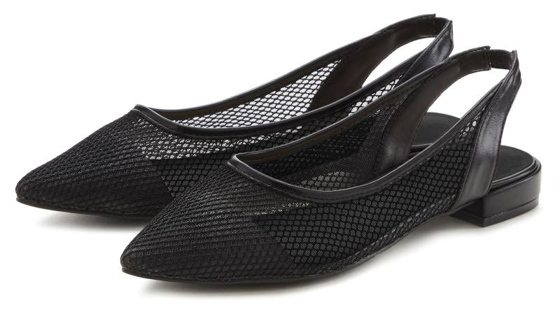 French Connection Ballerina, Slingballerina, Riemchenballerina, Halbschuh, Slipper, Sandale VEGAN von French Connection