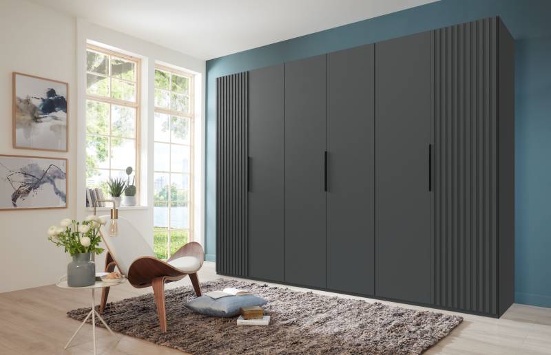 Wimex Drehtürenschrank »Andorra by fresh to go«, Mit 3D-Leisten für Akustikpaneel-Optik von Wimex