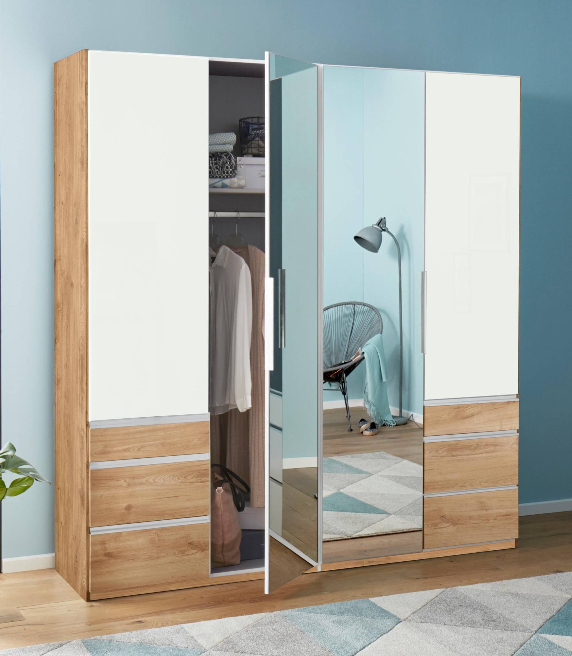 Wimex Kleiderschrank »Level by fresh to go«, mit Glas-und Spiegeltüren Wimex Kleiderschrank »Level by fresh to go«, mit Glas-und Spiegeltüren von Wimex
