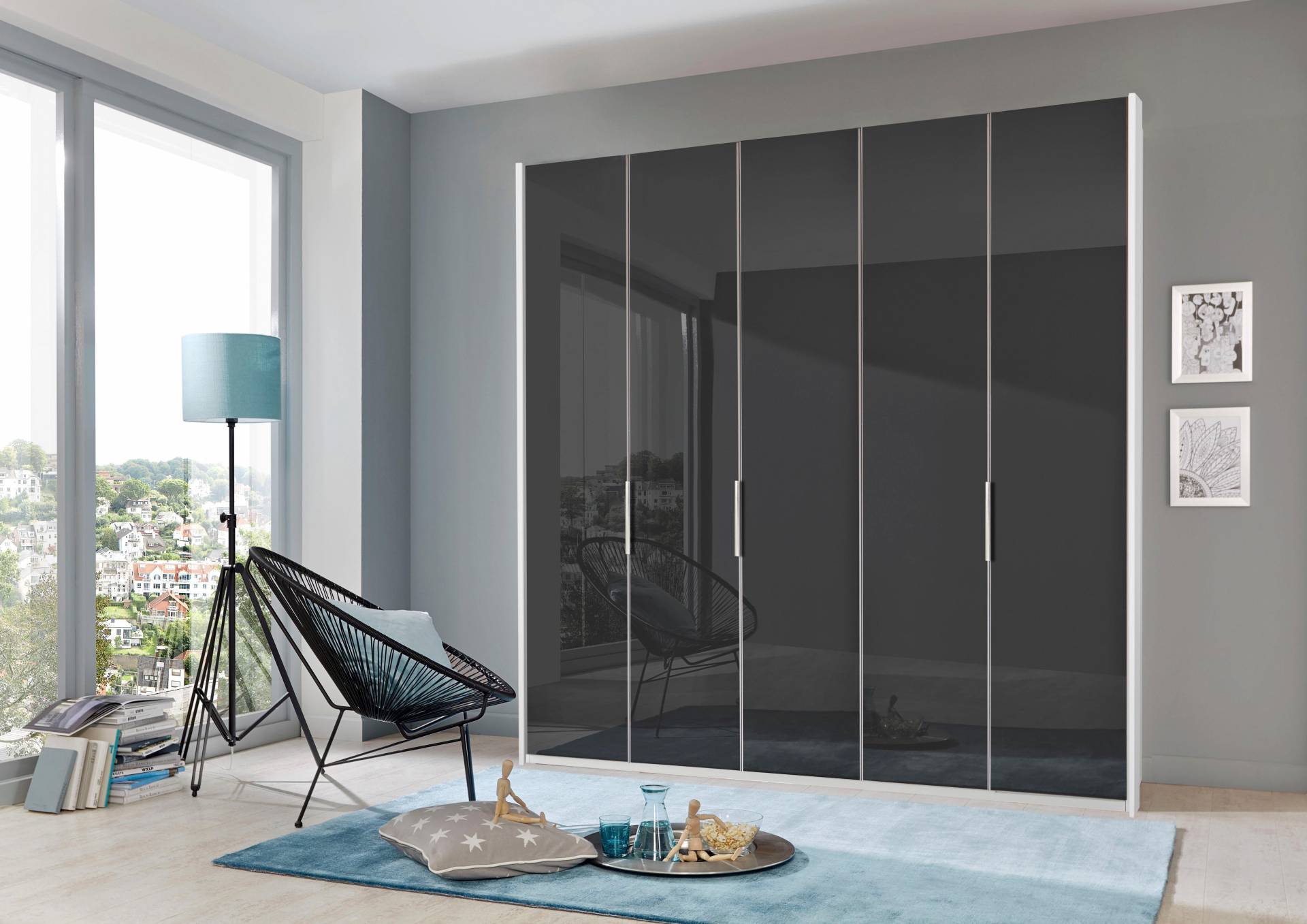 Wimex Kleiderschrank »Level by fresh to go«, Türen vollflächig mit farbigem Glas Wimex Kleiderschrank »Level by fresh to go«, Türen vollflächig mit farbigem Glas von Wimex