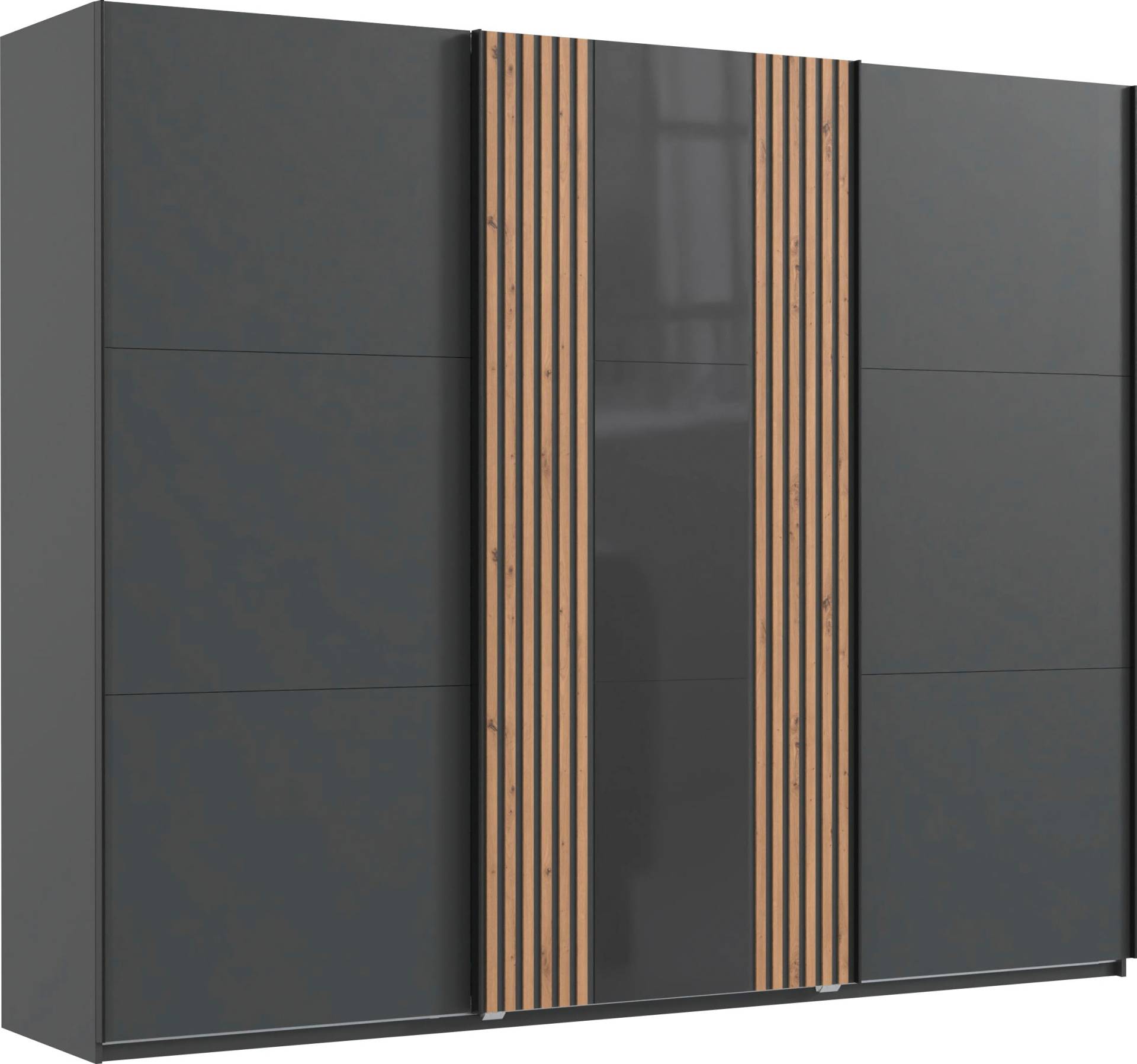 Wimex Schwebetürenschrank »Atlanta by fresh to go«, mit Akustikpaneel Optik (3D Leisten), Lamelle von Wimex