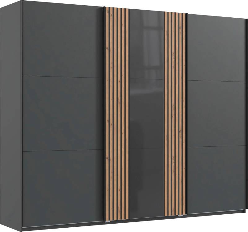 Wimex Schwebetürenschrank »Atlanta by fresh to go«, mit Akustikpaneel Optik (3D Leisten), Lamelle von Wimex
