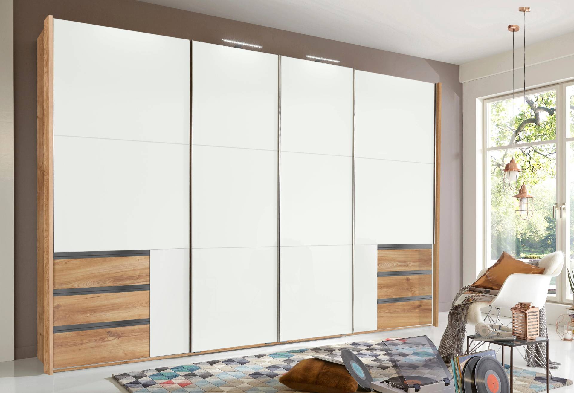 Wimex Schwebetürenschrank »Level by fresh to go«, mit Glastüren und Synchronöffnung Wimex Schwebetürenschrank »Level by fresh to go«, mit Glastüren und Synchronöffnung von Wimex
