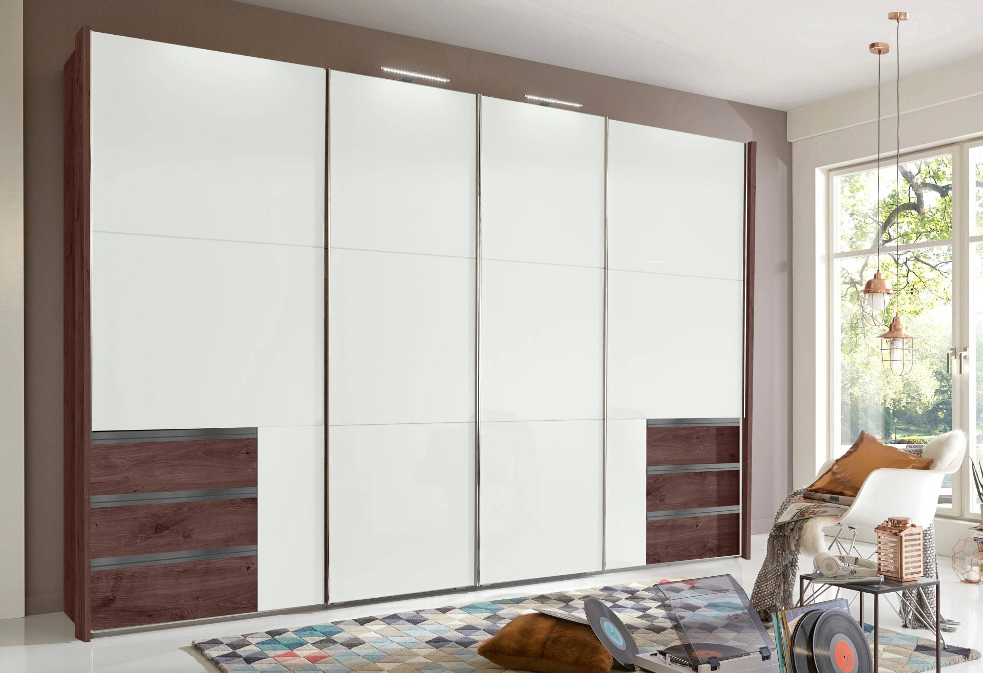 Wimex Schwebetürenschrank »Level by fresh to go«, mit Glastüren und Synchronöffnung Wimex Schwebetürenschrank »Level by fresh to go«, mit Glastüren und Synchronöffnung von Wimex