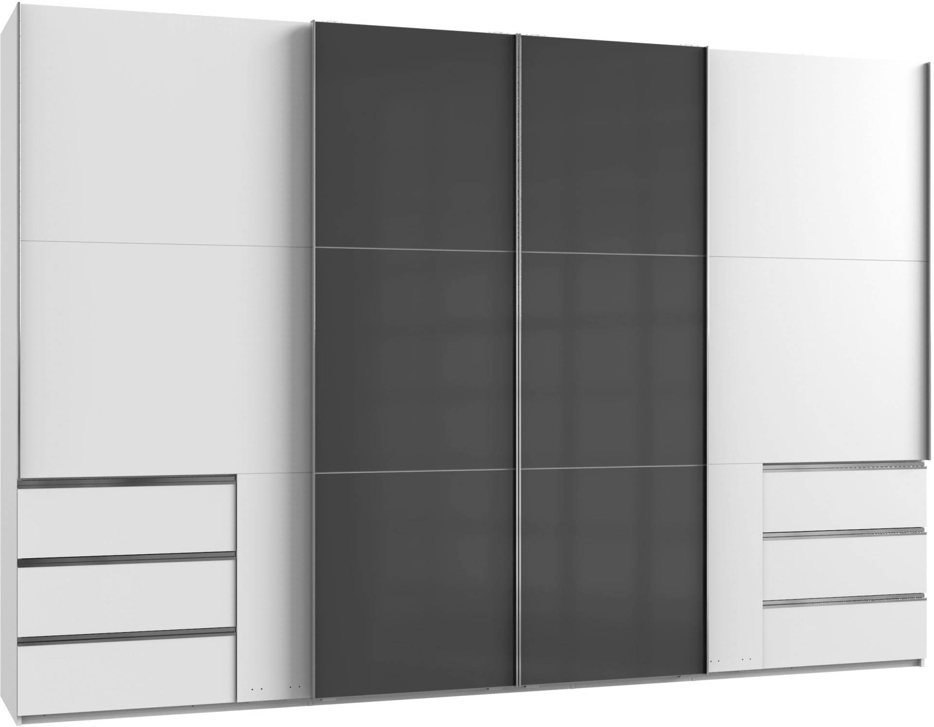 Wimex Schwebetürenschrank »Level by fresh to go«, mit Glastüren und Synchronöffnung von Wimex