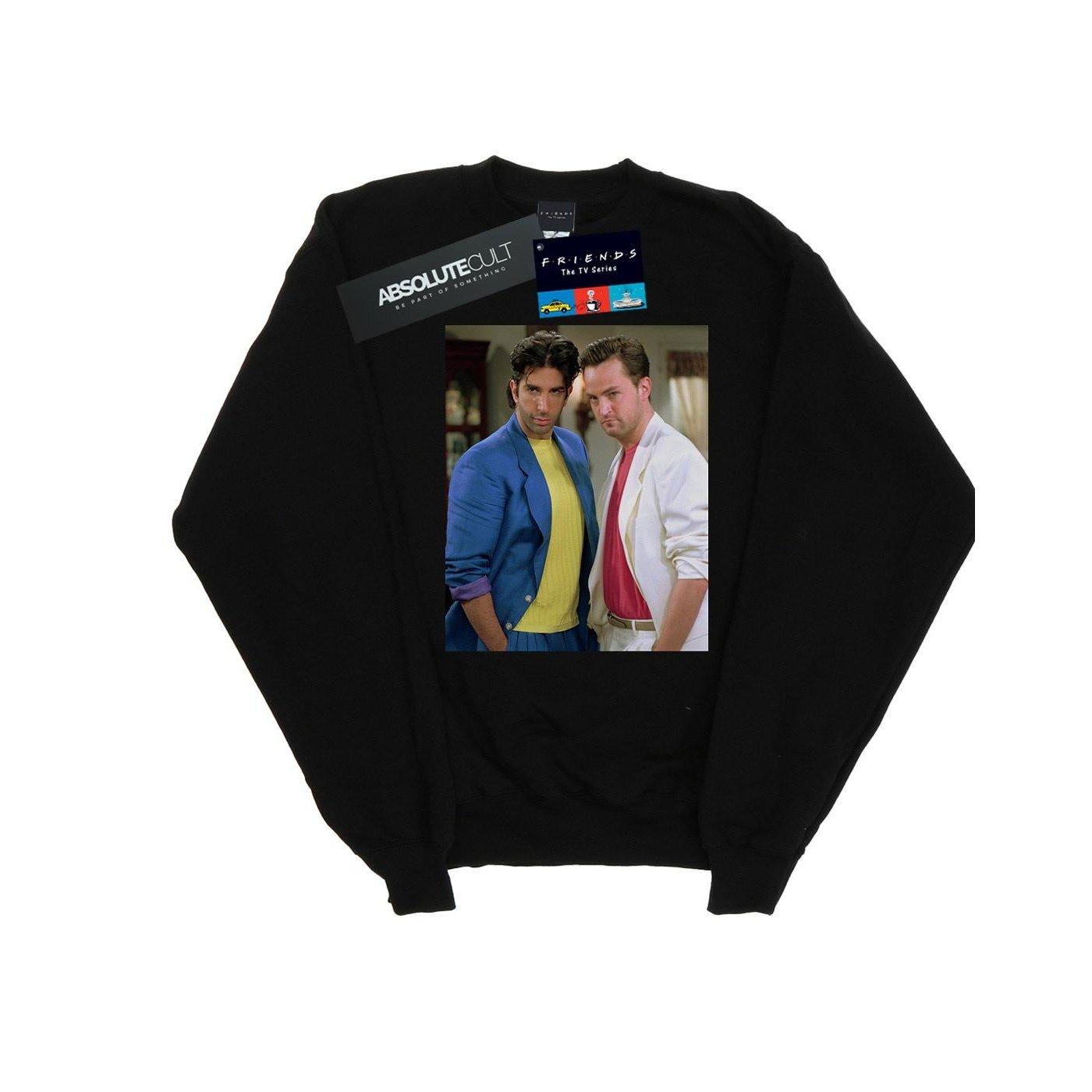80's Ross And Chandler Sweatshirt Herren Schwarz M von Friends