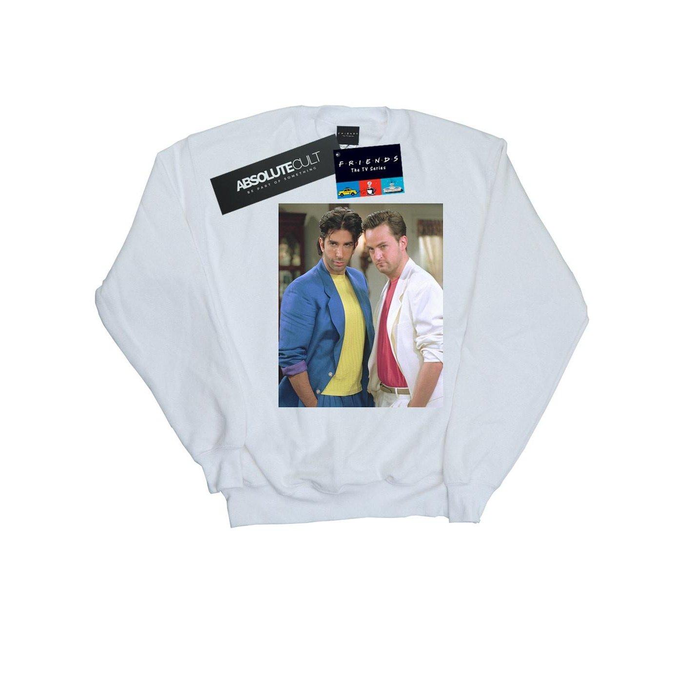 80's Ross And Chandler Sweatshirt Jungen Weiss 152-158 von Friends