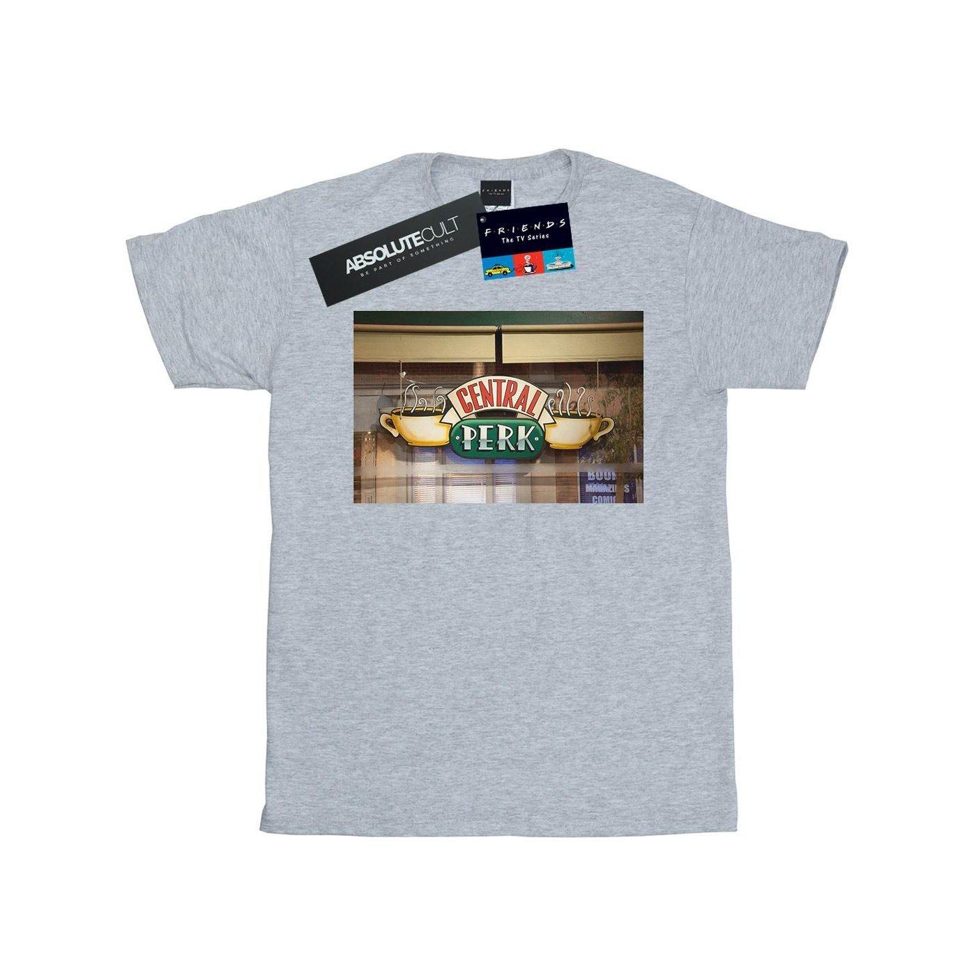 Central Perk Photo Tshirt Mädchen Grau 116 von Friends