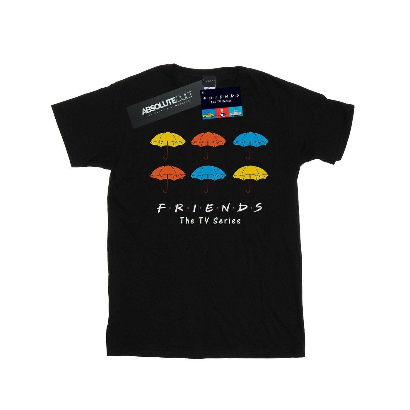 Coloured Umbrellas Tshirt Damen Schwarz M von Friends