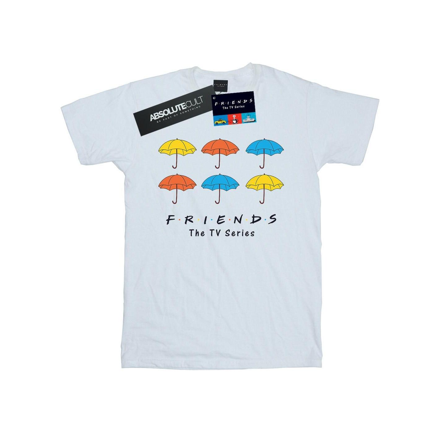 Coloured Umbrellas Tshirt Jungen Weiss 140/146 von Friends