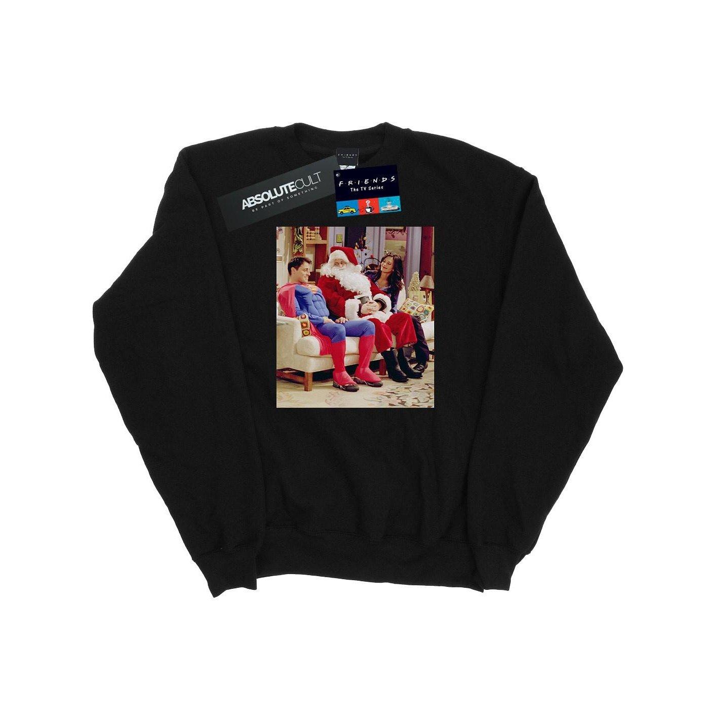 Couch Santa Sweatshirt Damen Schwarz L von Friends