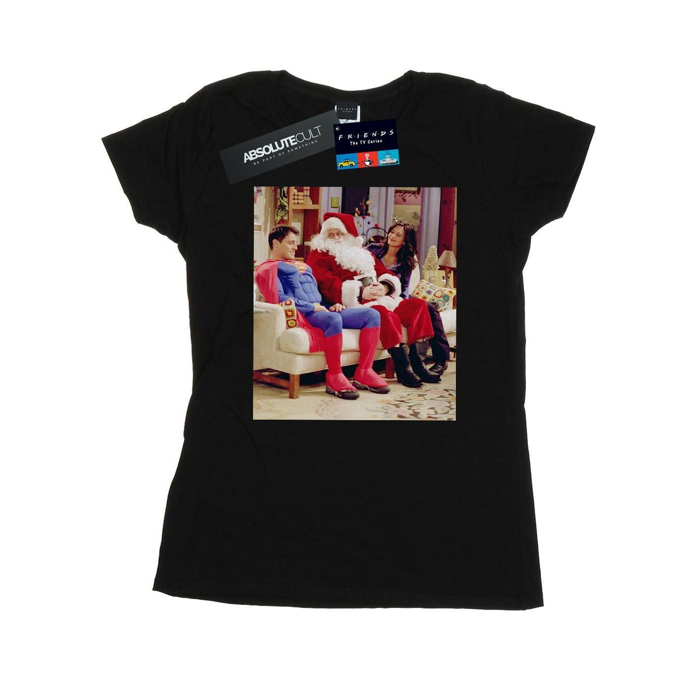 Couch Santa Tshirt Damen Schwarz M von Friends