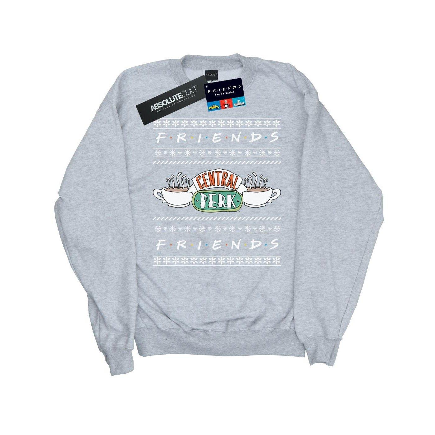 Fair Isle Central Perk Sweatshirt Jungen Grau 128 von Friends