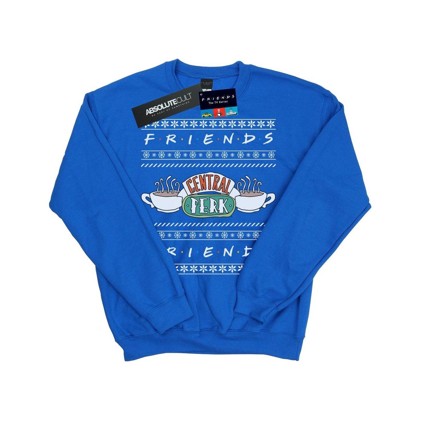 Fair Isle Central Perk Sweatshirt Jungen Königsblau 152-158 von Friends