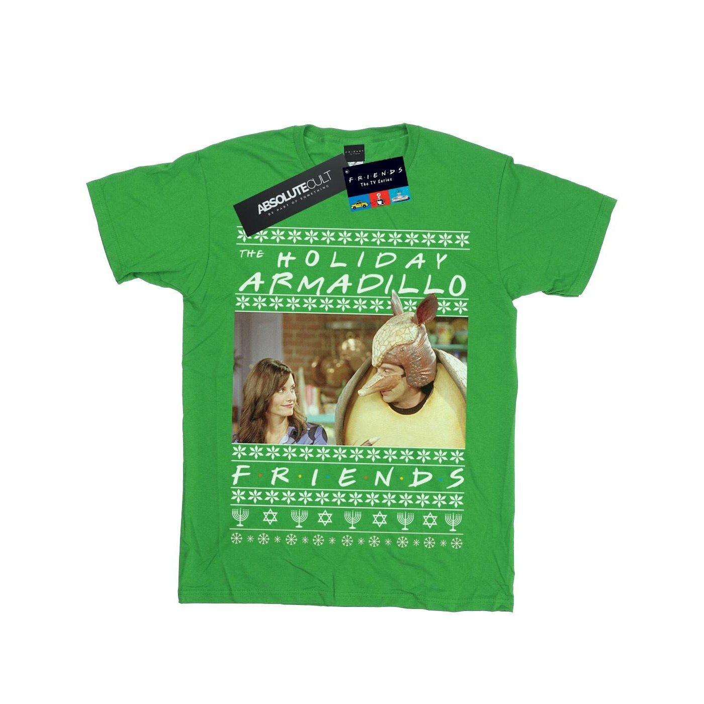 Fair Isle Holiday Armadillo Tshirt Jungen Grün 140/146 von Friends