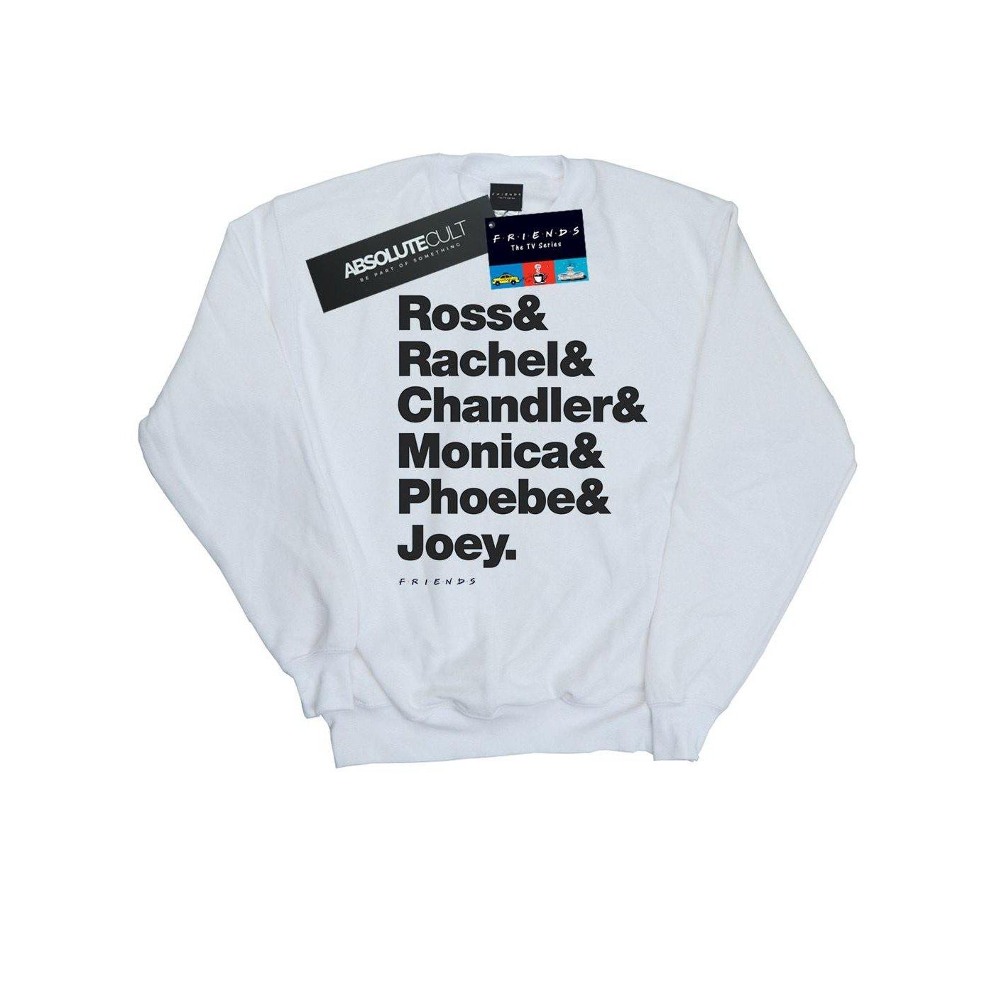 First Names Text Sweatshirt Mädchen Weiss 116 von Friends