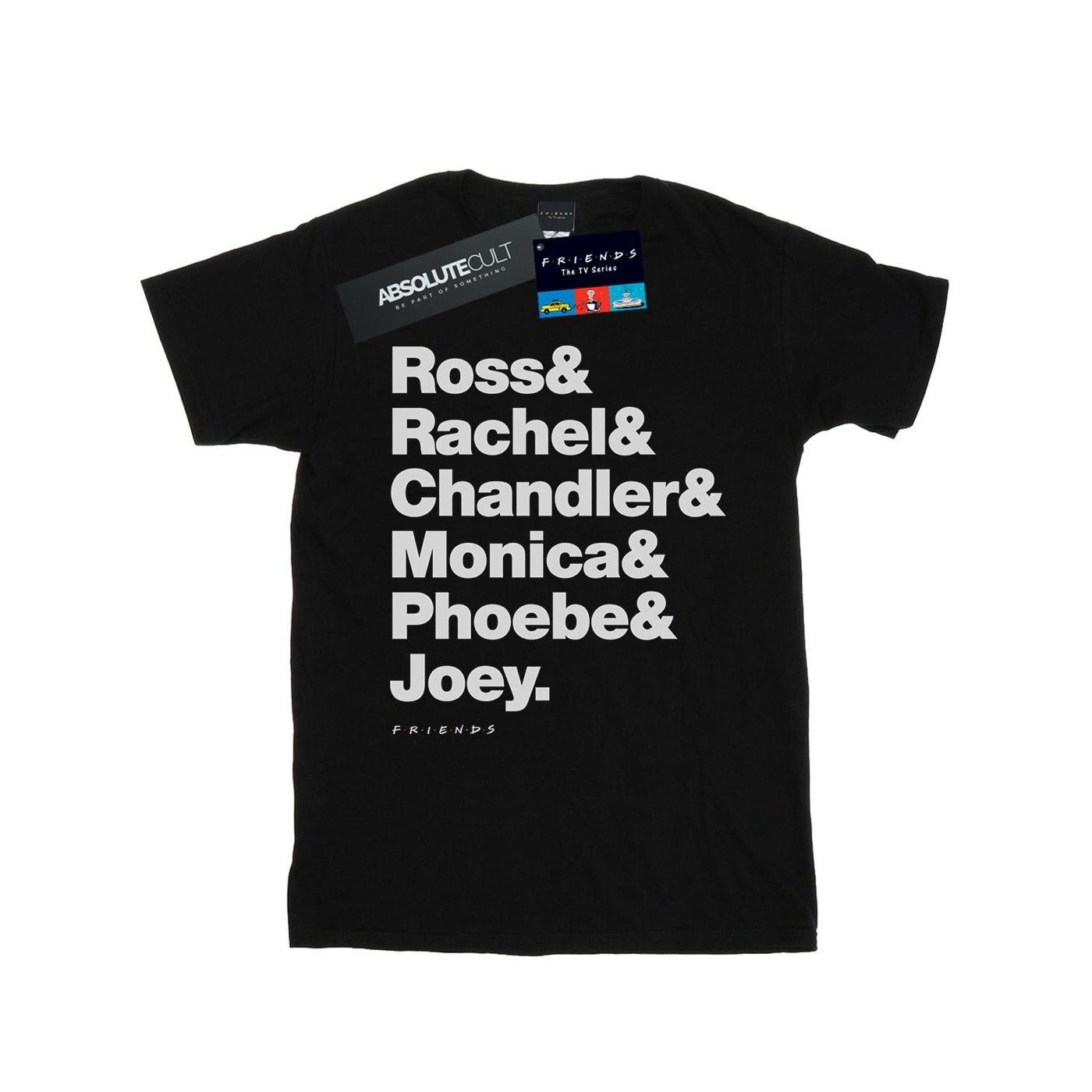 First Names Text Tshirt Mädchen Schwarz 128 von Friends