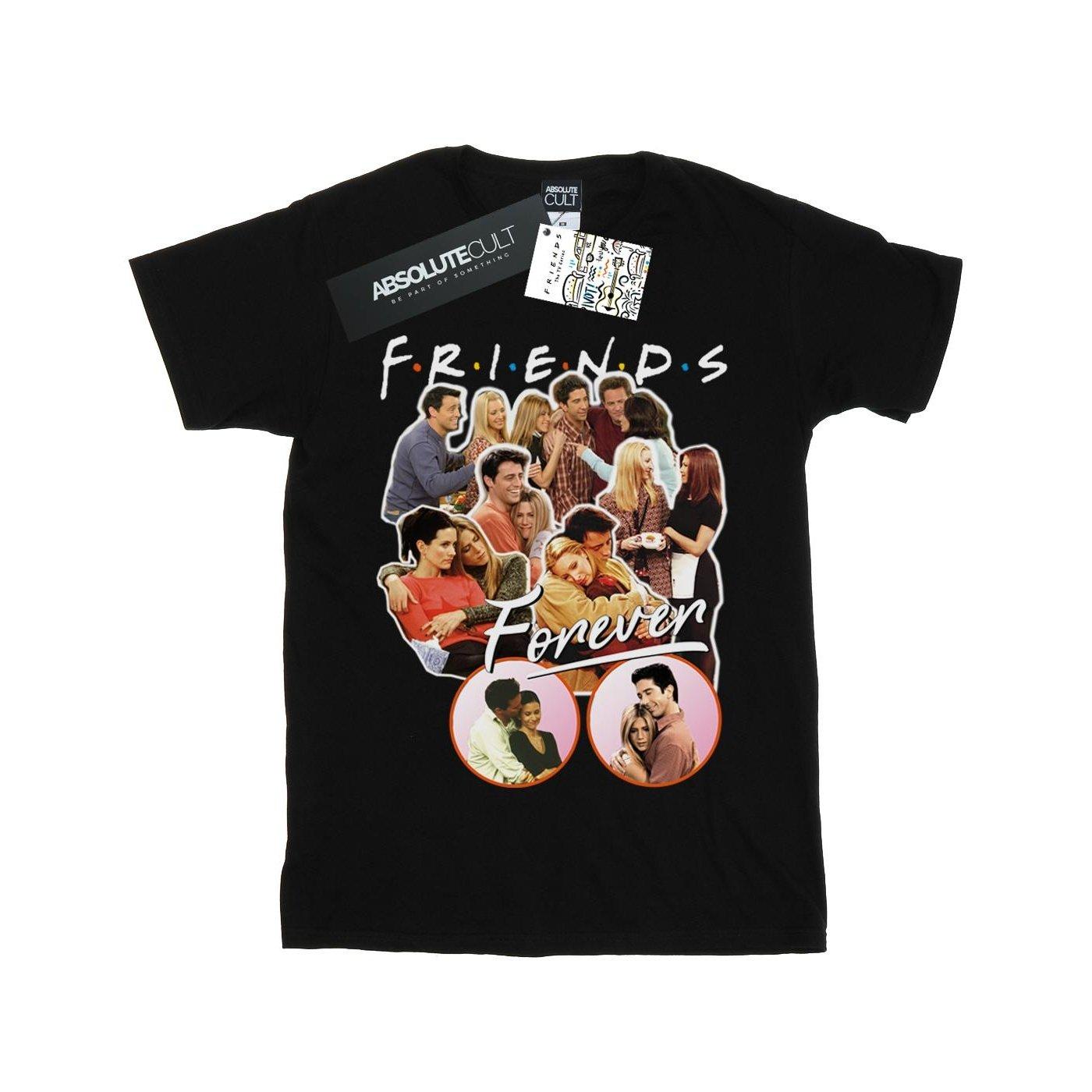 Forever Collage Tshirt Damen Schwarz L von Friends