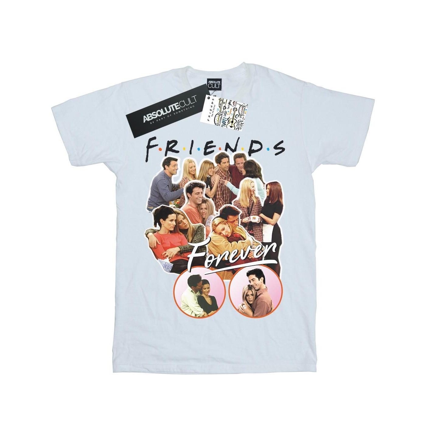 Forever Collage Tshirt Damen Weiss 4XL von Friends