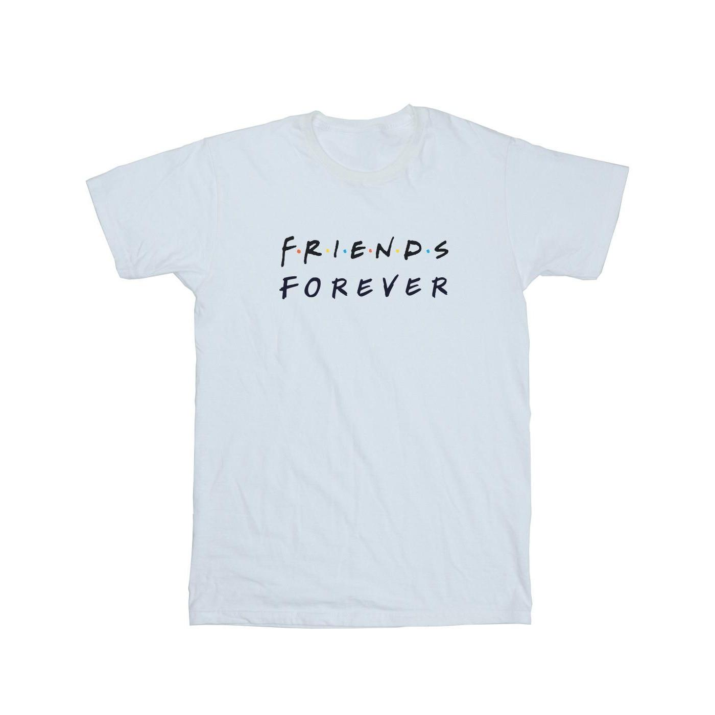 Forever Logo Tshirt Herren Weiss L von Friends