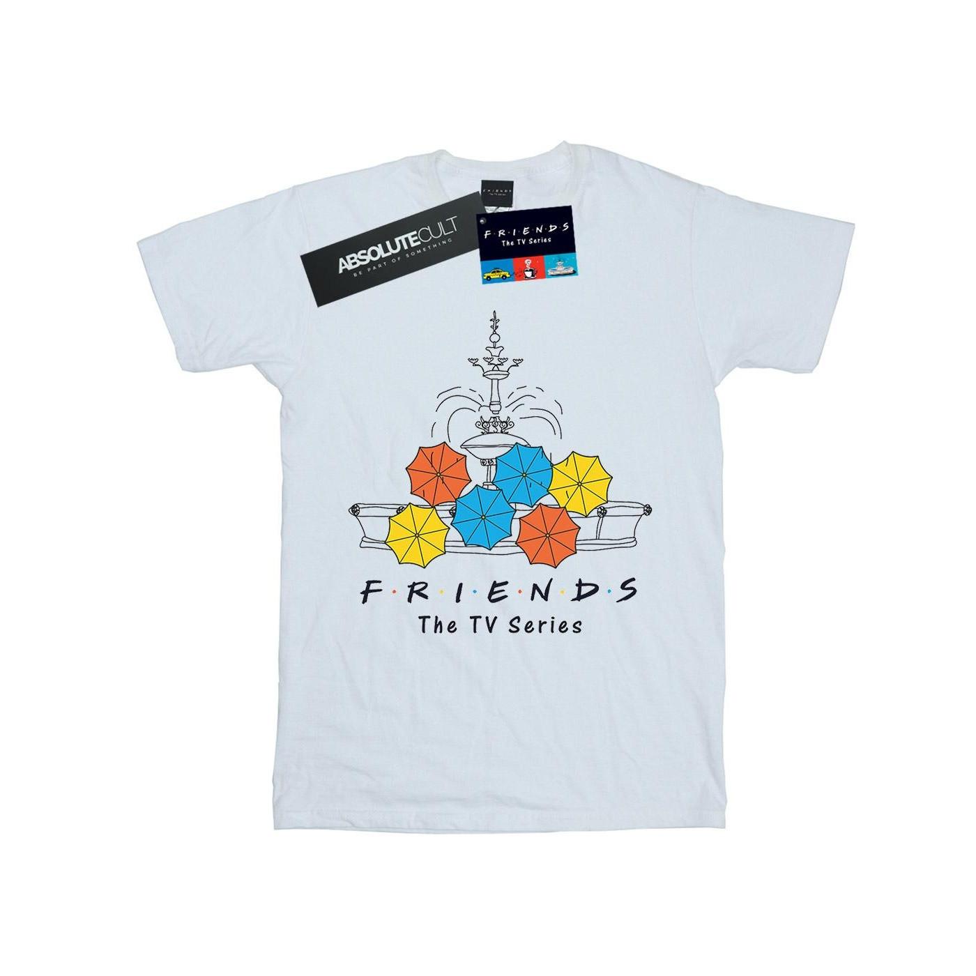 Fountain And Umbrellas Tshirt Jungen Weiss 128 von Friends