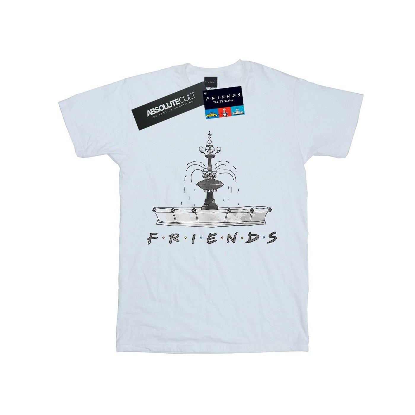 Fountain Sketch Tshirt Jungen Weiss 128 von Friends