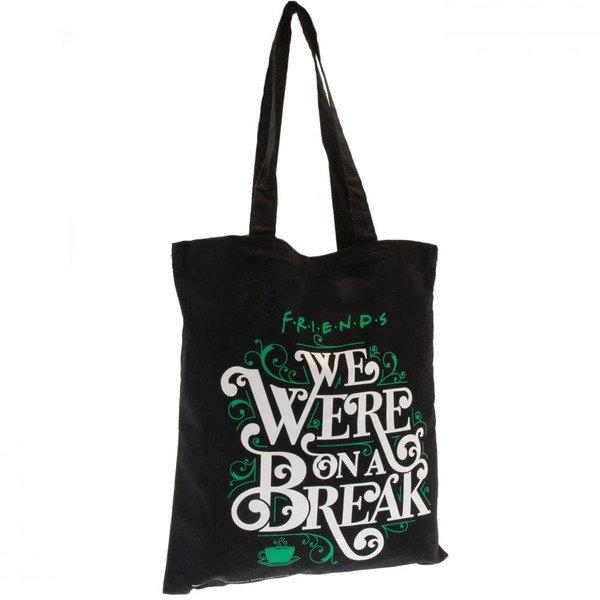 Tragetasche We Were On A Break, Canvas Damen Schwarz ONE SIZE von Friends