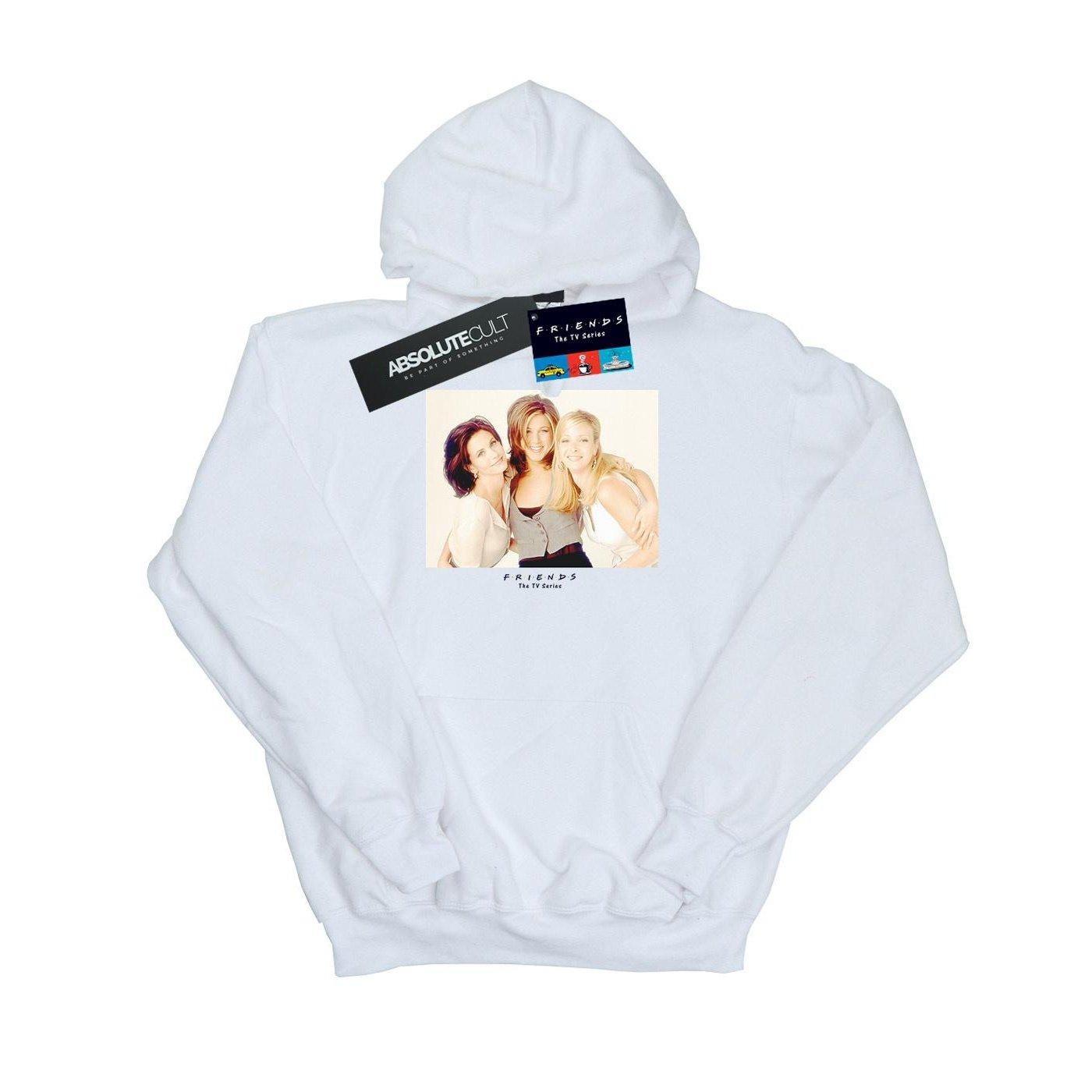 Girls Photo Kapuzenpullover Damen Weiss XXL von Friends