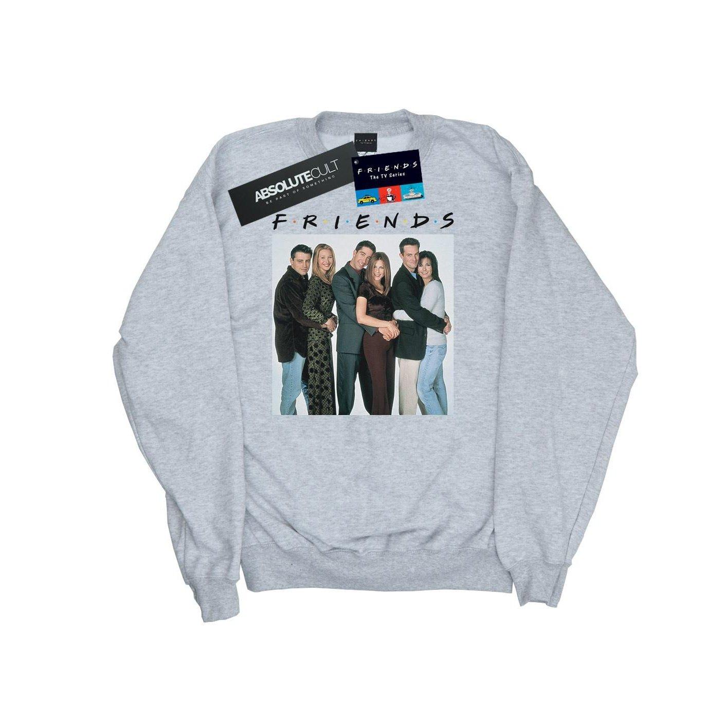 Group Photo Hugs Sweatshirt Damen Grau M von Friends