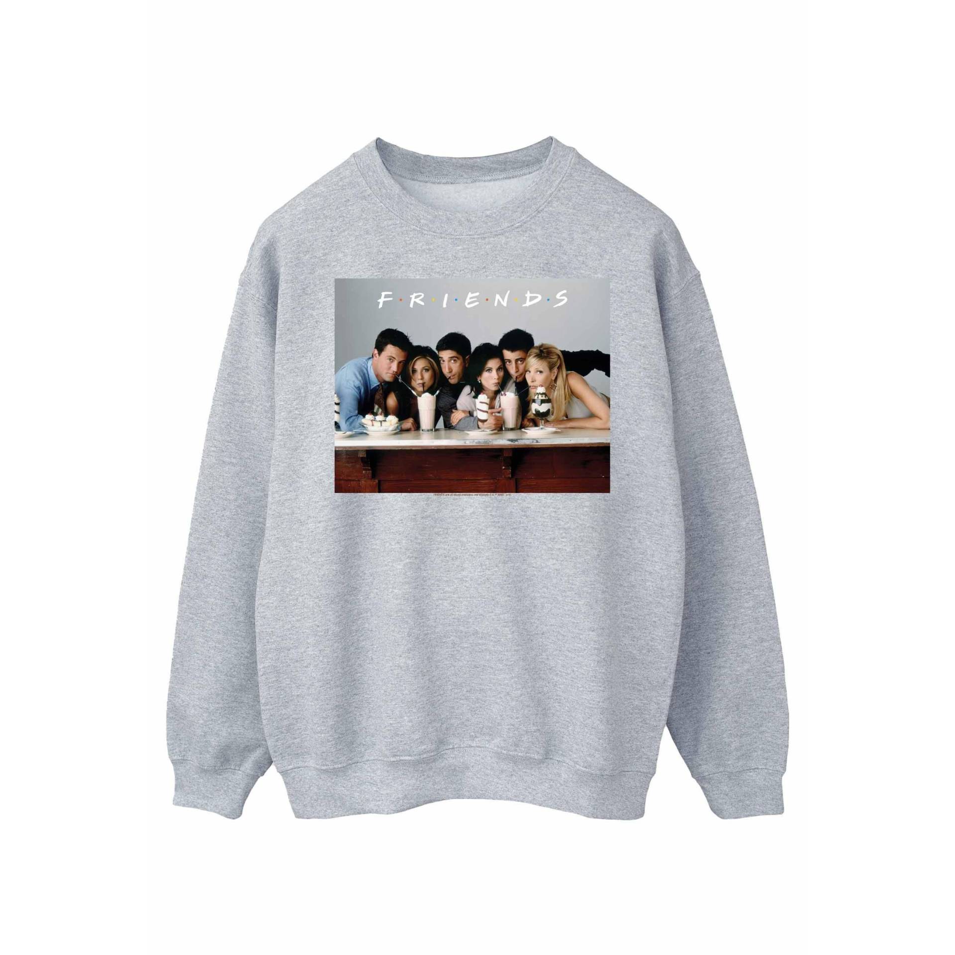 Group Photo Milkshakes Sweatshirt Damen Grau XL von Friends