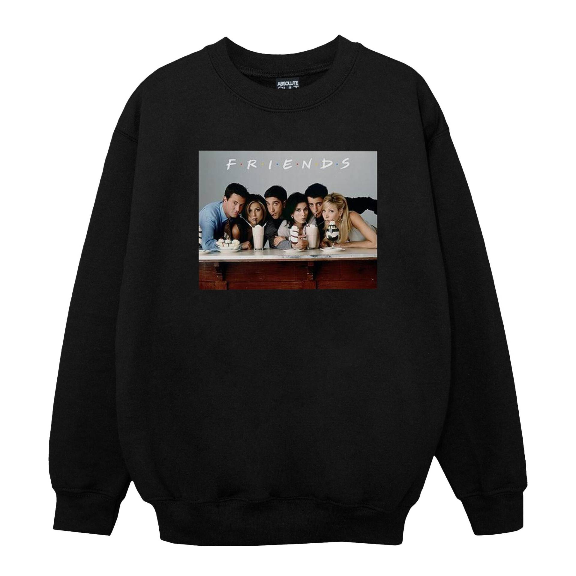 Group Photo Milkshakes Sweatshirt Mädchen Schwarz 152-158 von Friends