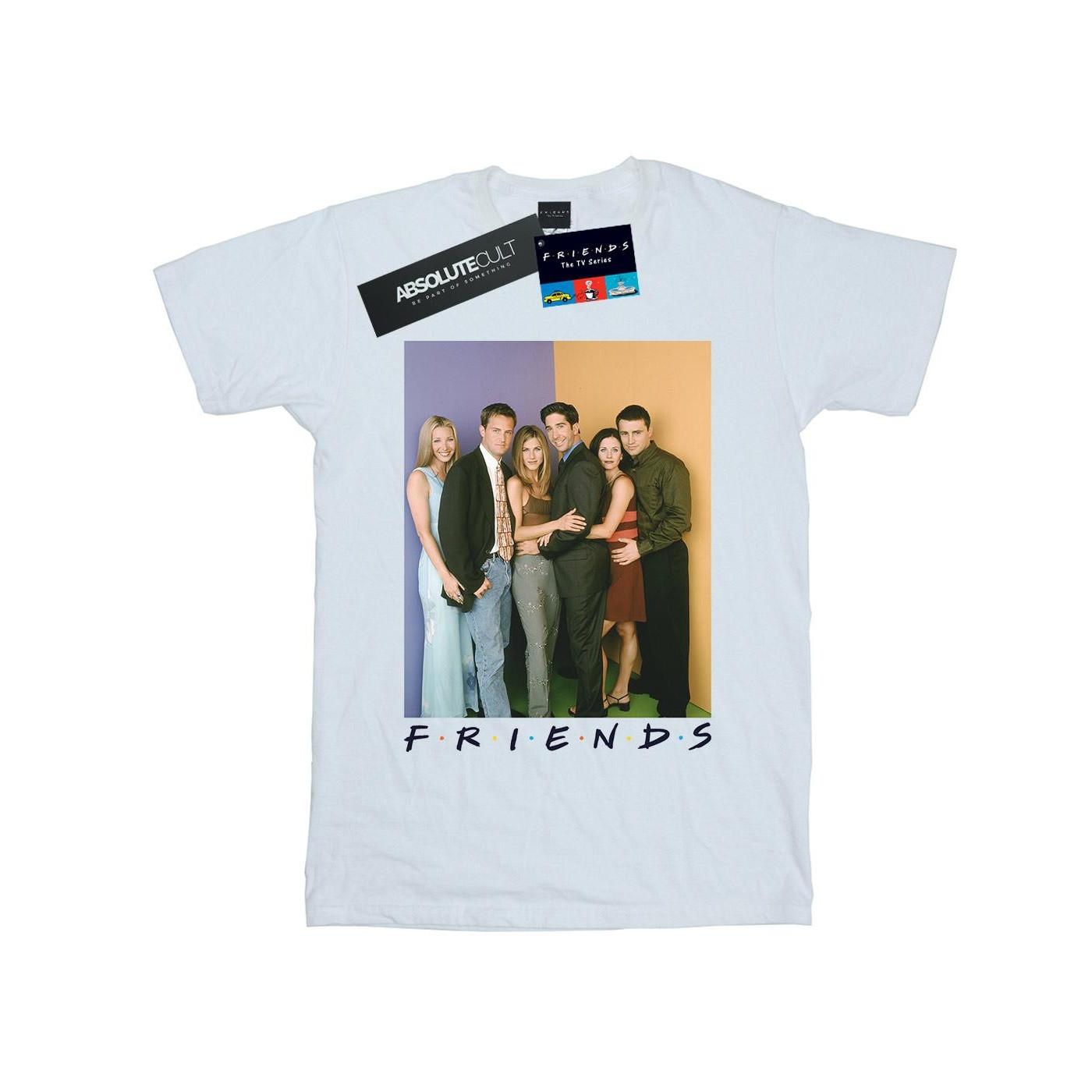 Group Photo Tshirt Herren Weiss M von Friends