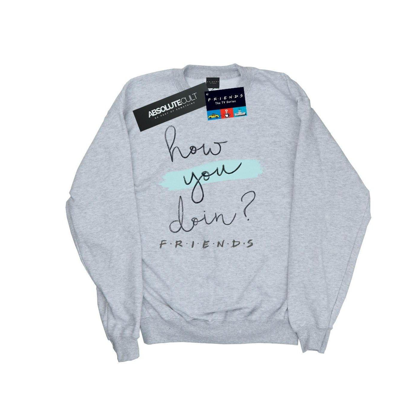 How You Doin? Handwriting Sweatshirt Herren Grau M von Friends