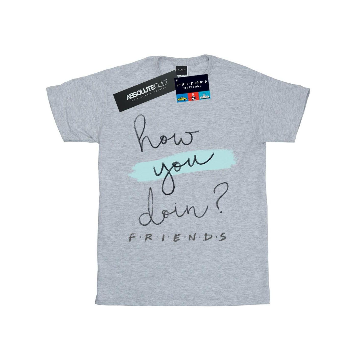 How You Doin? Handwriting Tshirt Herren Grau XXL von Friends