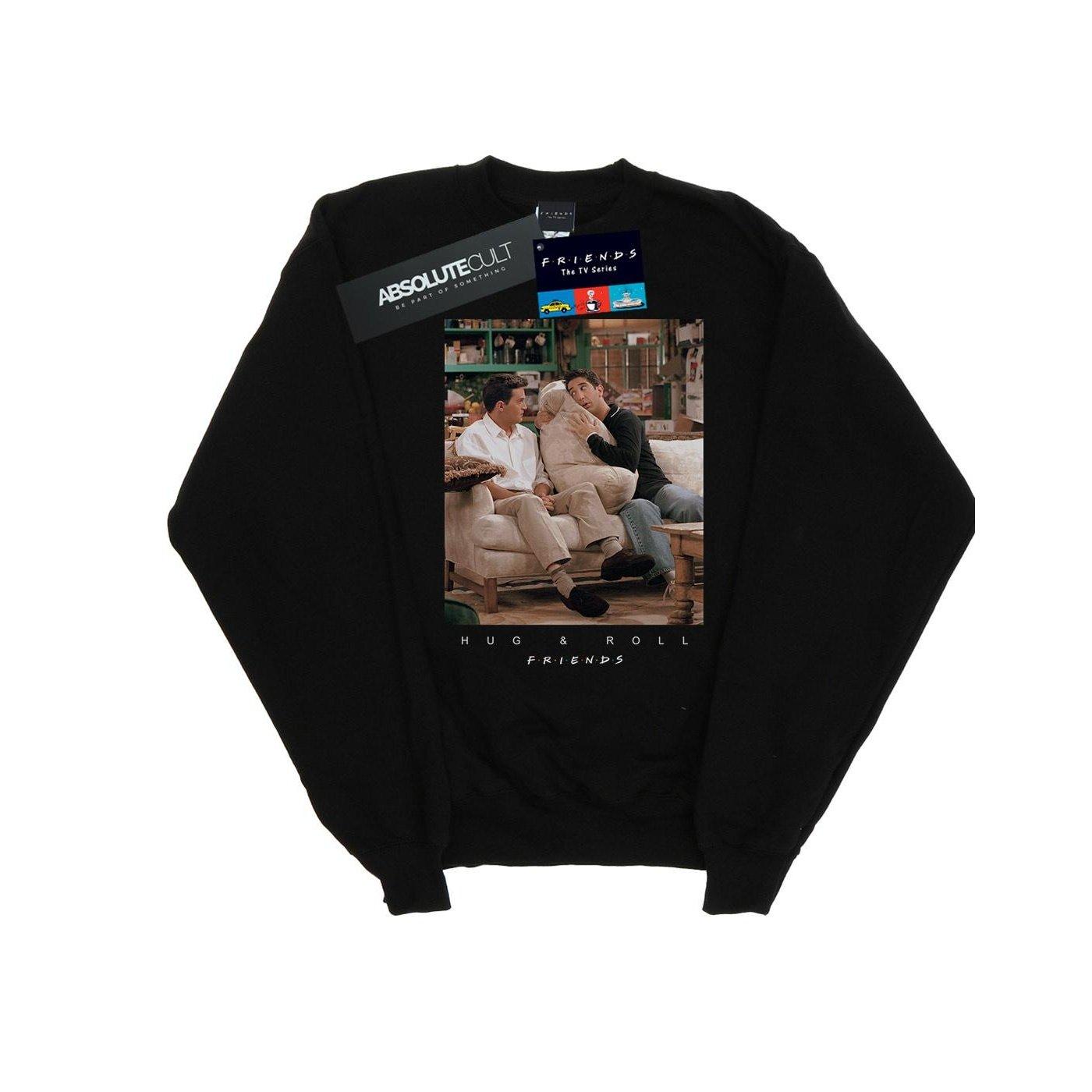 Hug And Roll Sweatshirt Mädchen Schwarz 128 von Friends