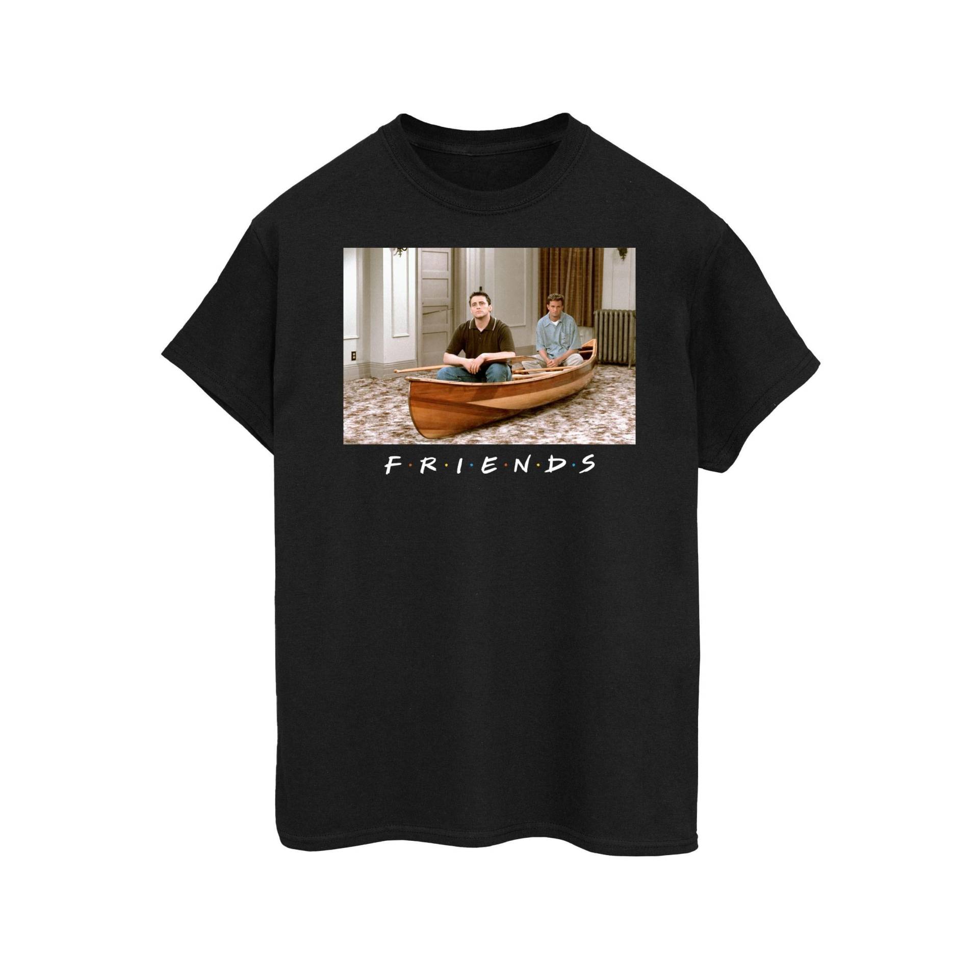 Joey And Chandler Boat Tshirt Damen Schwarz S von Friends