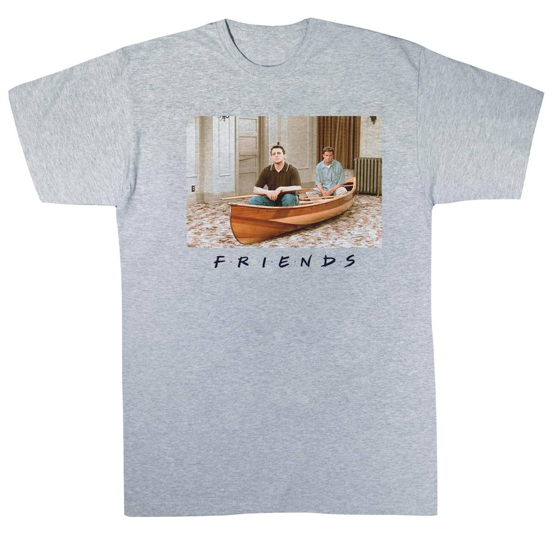 Joey And Chandler Boat Tshirt Jungen Grau 152-158 von Friends