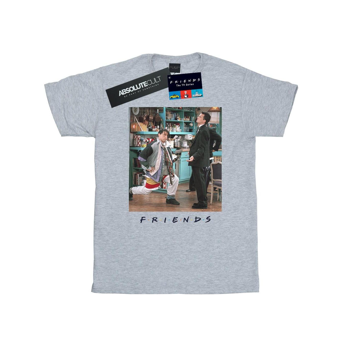 Joey Lunges Tshirt Damen Grau L von Friends