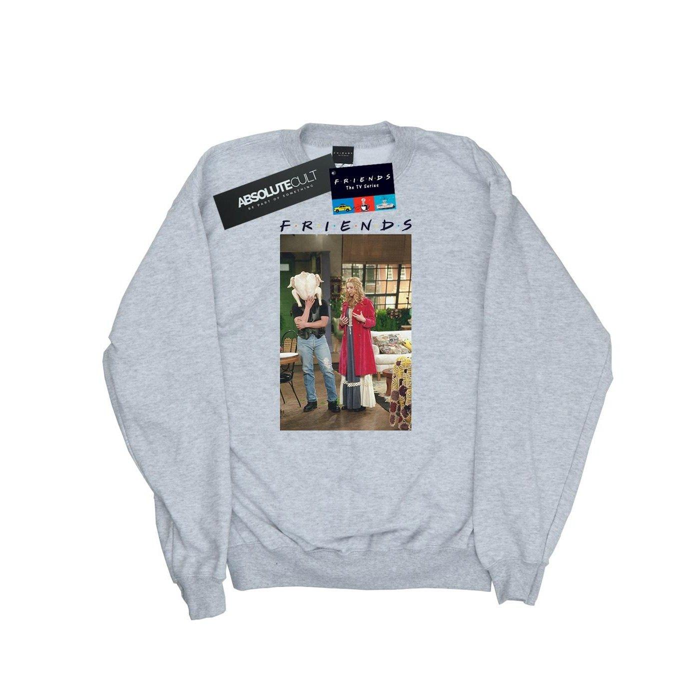 Joey Turkey Sweatshirt Mädchen Grau 116 von Friends