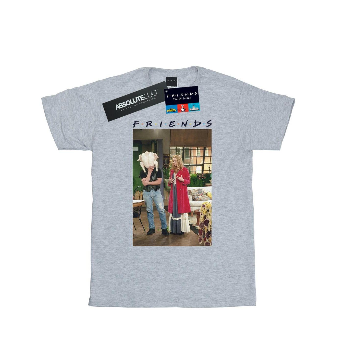 Joey Turkey Tshirt Damen Grau 3XL von Friends