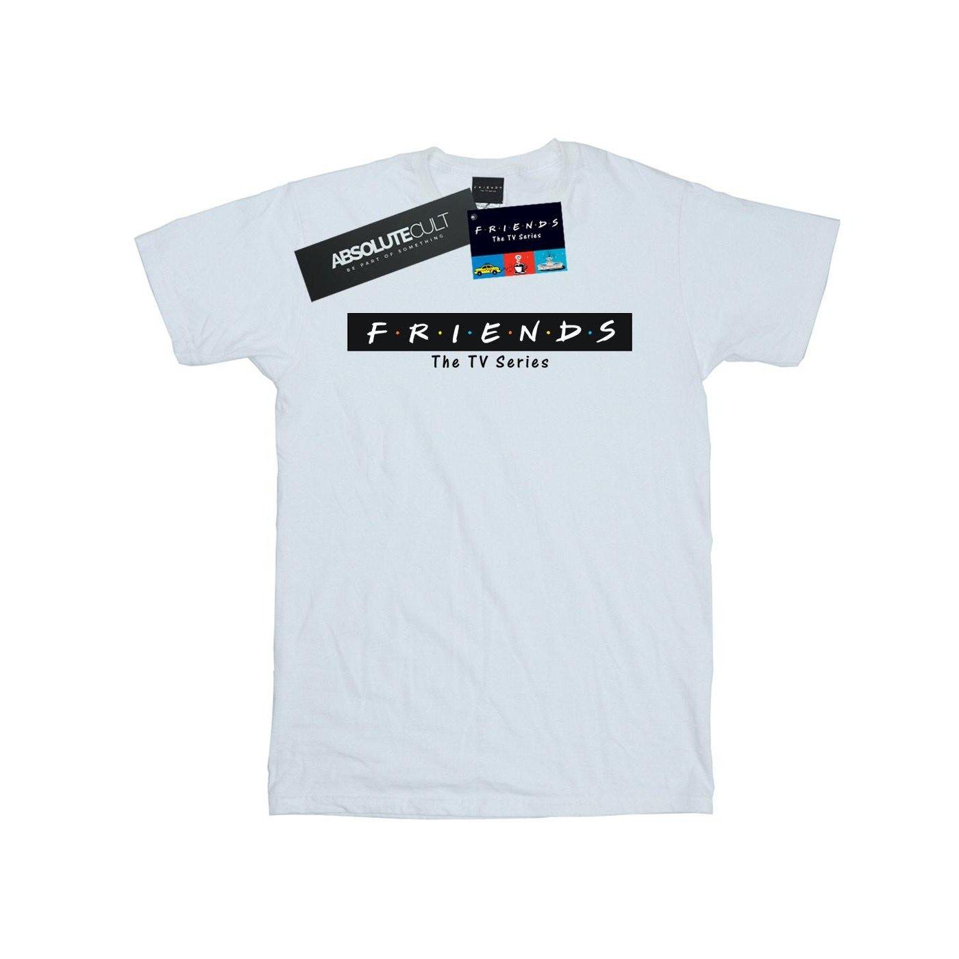 Logo Block Tshirt Jungen Weiss 140/146 von Friends